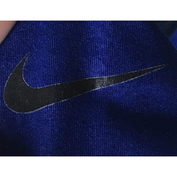 Nike Pro Leggings Women's Size Small Blue Dri-Fit Floral Running Pants - Picture 4 of 8